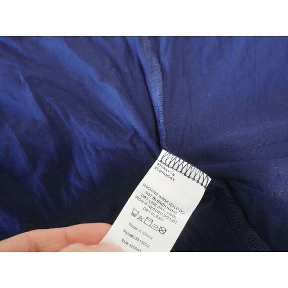 Simple By Suzanne Betro Navy Tie-Front Longline Kimono 1X - Picture 7 of 7